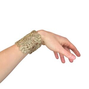 Stella & Dot Gold Lace Bracelet